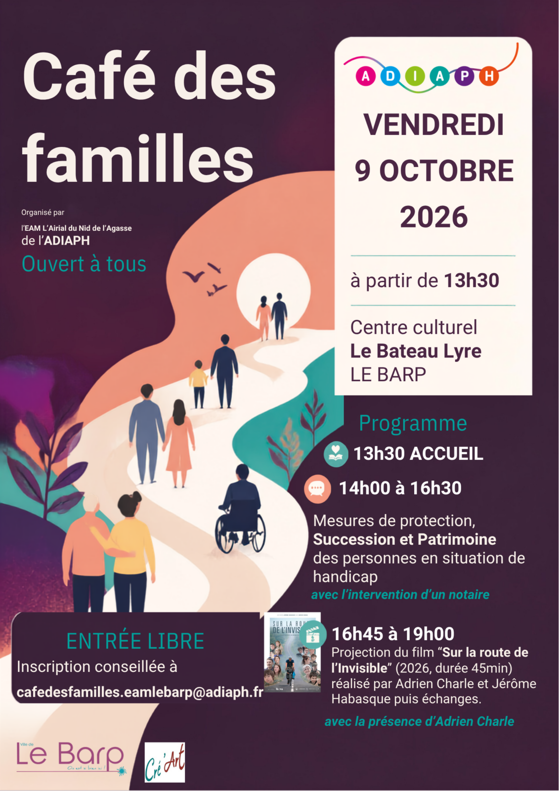 Affiche Café des familles 2026